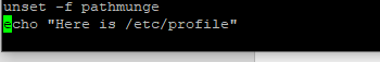 Login Shells