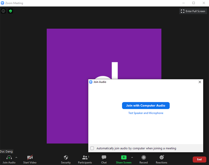 Sử Dụng Zoom Meetings Để Dạy Học Trực Tuyến