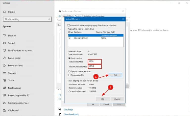 Hướng Dẫn Tăng Page File (Swap) Trên Windows